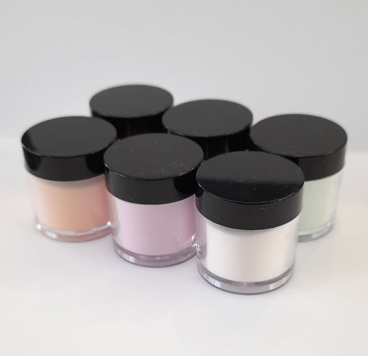 Acrylic colored powder for nails 12 pieces in a set, assorted colors