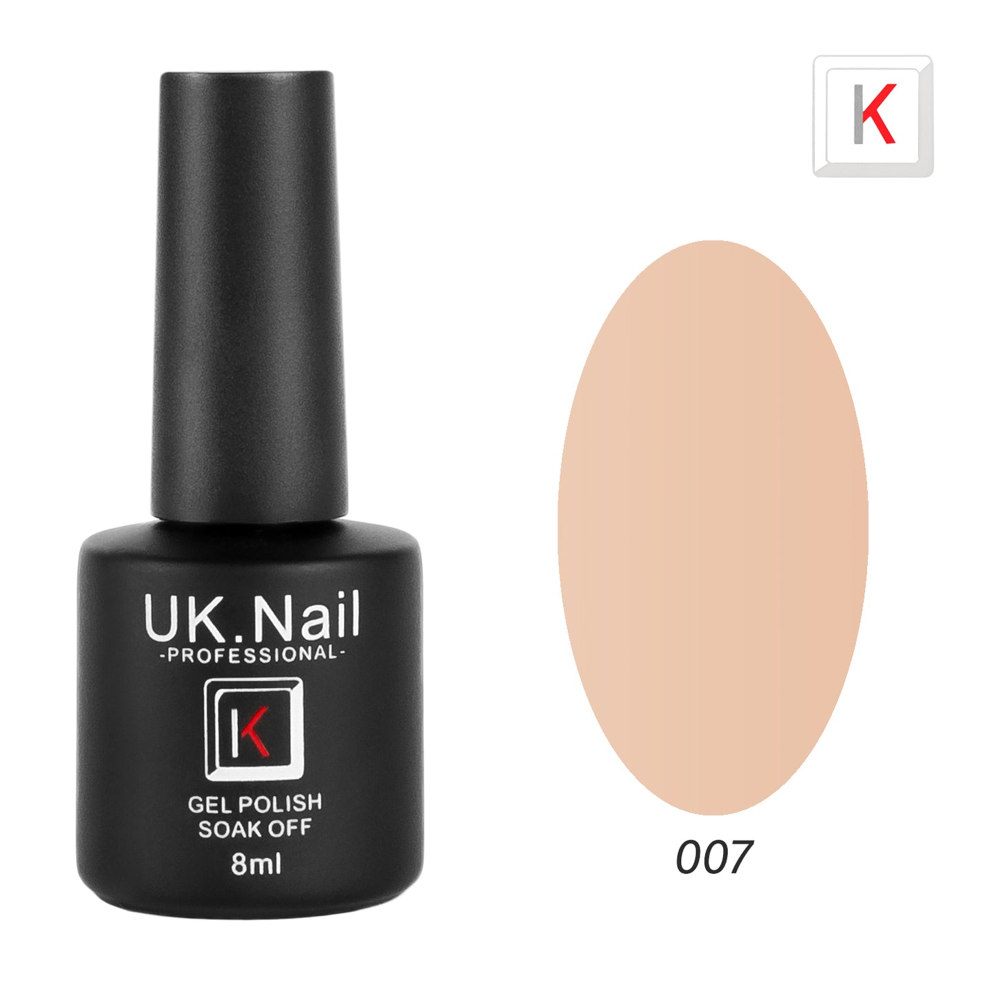 Gel polishes UK.Nail 8 ml, No. 07