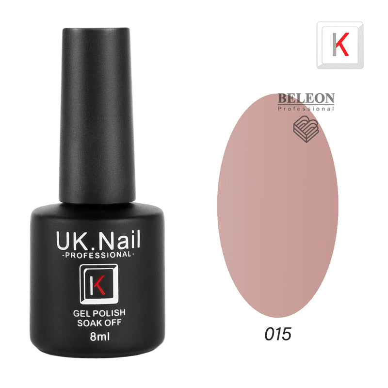 Гель-лаки  UK.Nail  8 мл, №15