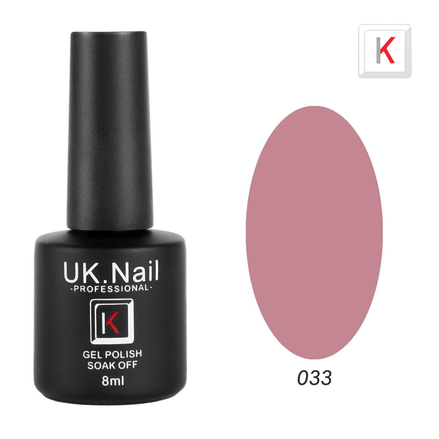 Гель-лаки  UK.Nail  8 мл, №33