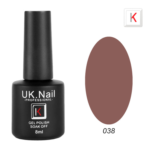 Гель-лаки  UK.Nail  8 мл, №38