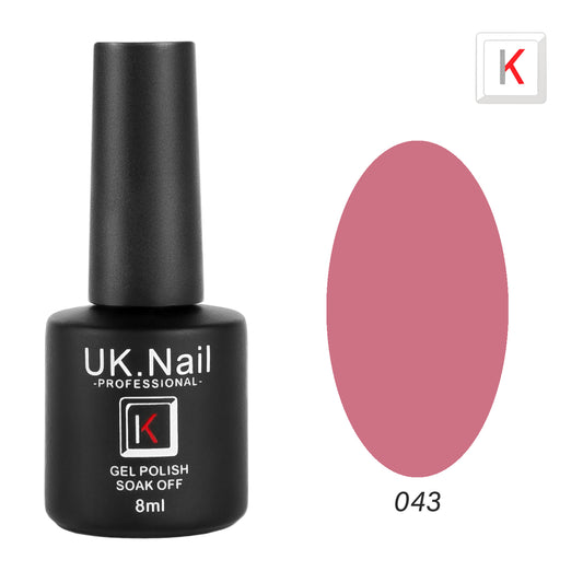 Гель-лаки  UK.Nail  8 мл, №43