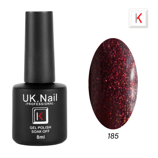 Гель-лаки  UK.Nail  8 мл, №185