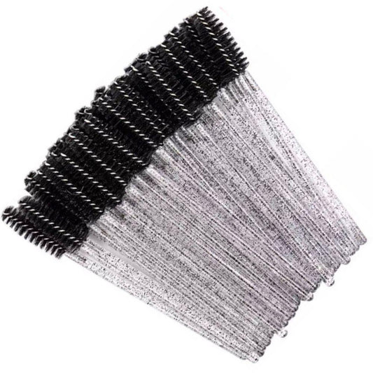 Nylon brushes for eyelash extensions.