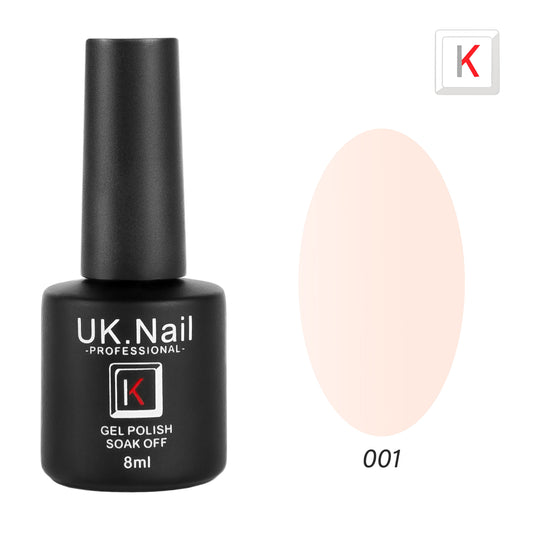 Гель-лаки  UK.Nail  8 мл, №01