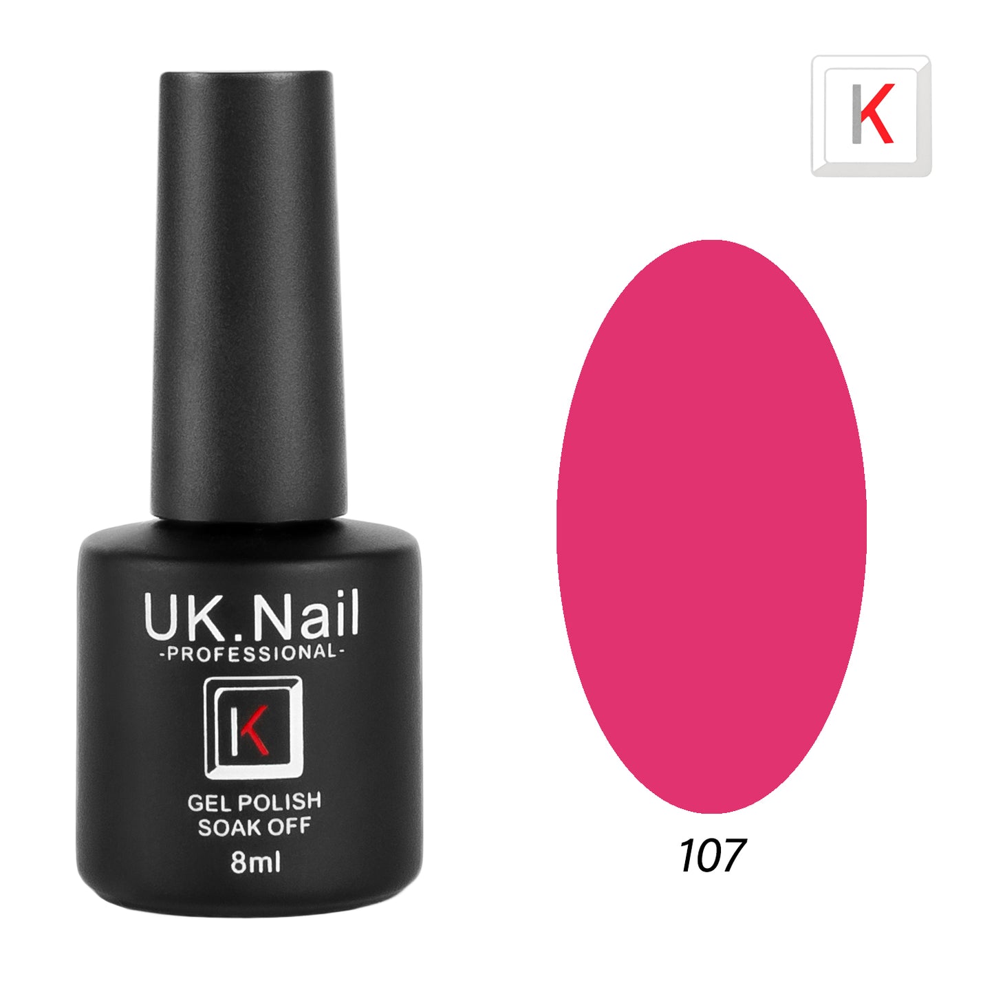 Гель-лаки  UK.Nail  8 мл, №107