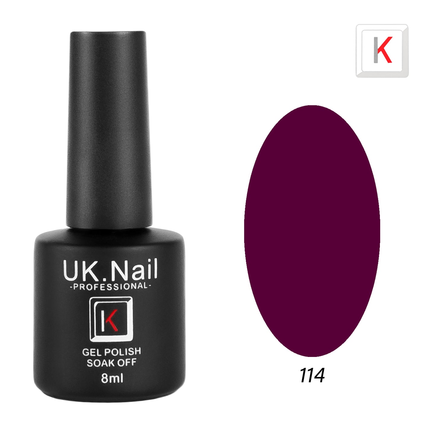 Gel polishes UK.Nail 8 ml, No. 114 