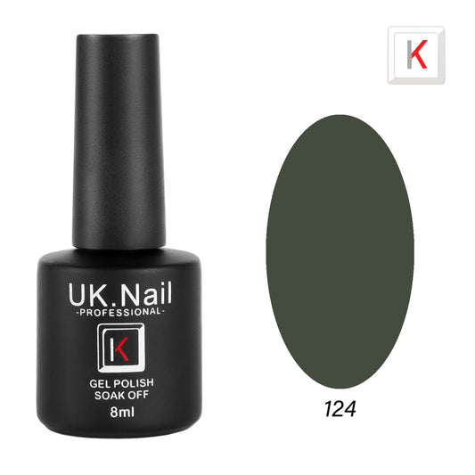 Гель-лаки  UK.Nail  8 мл, №124