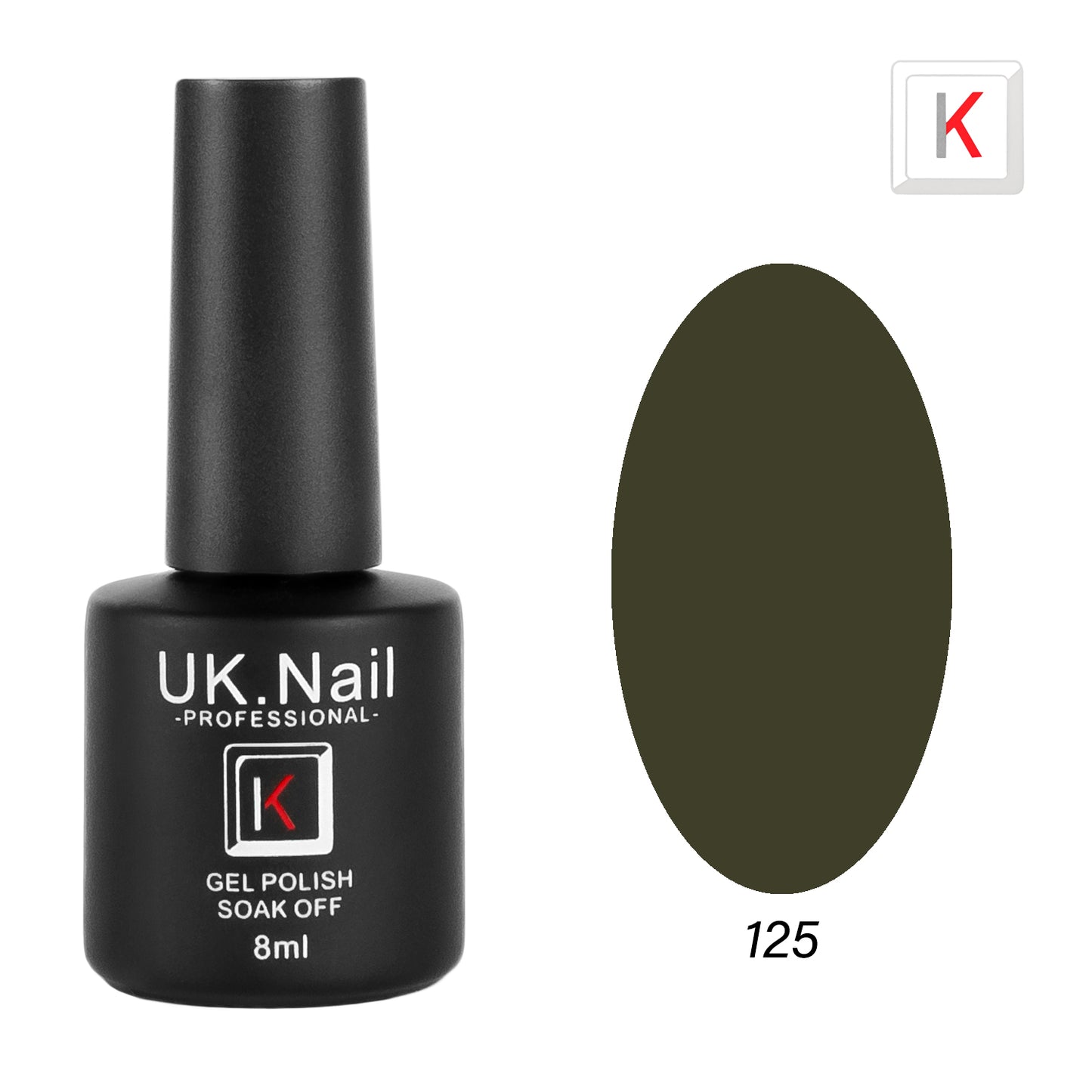 Гель-лаки  UK.Nail  8 мл, №125