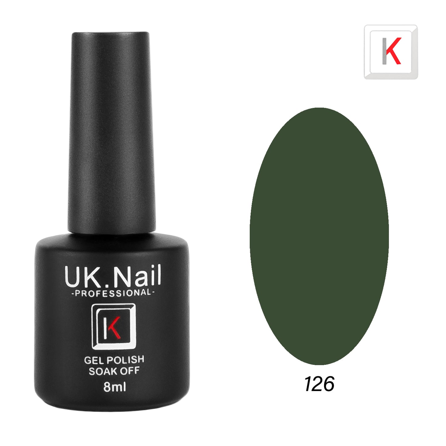 8 мл №126 Гель-лаки UK.Nail