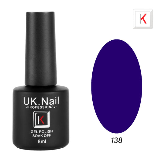 Гель-лаки  UK.Nail  8 мл, №138