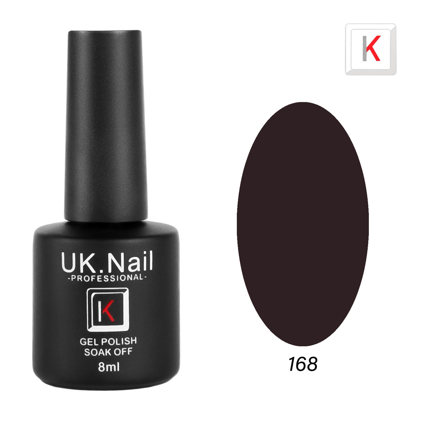 Гель-лаки  UK.Nail  8 мл, №168