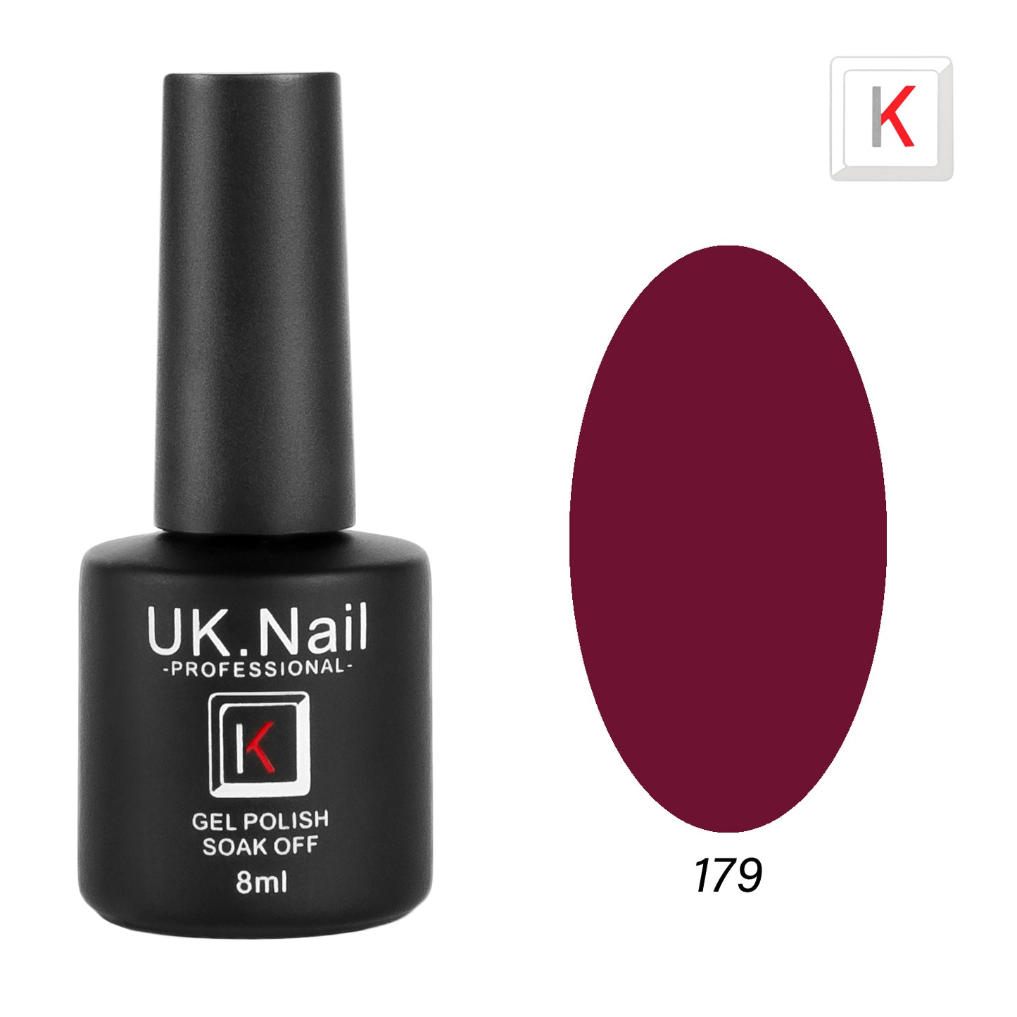 Гель-лаки  UK.Nail  8 мл, №179