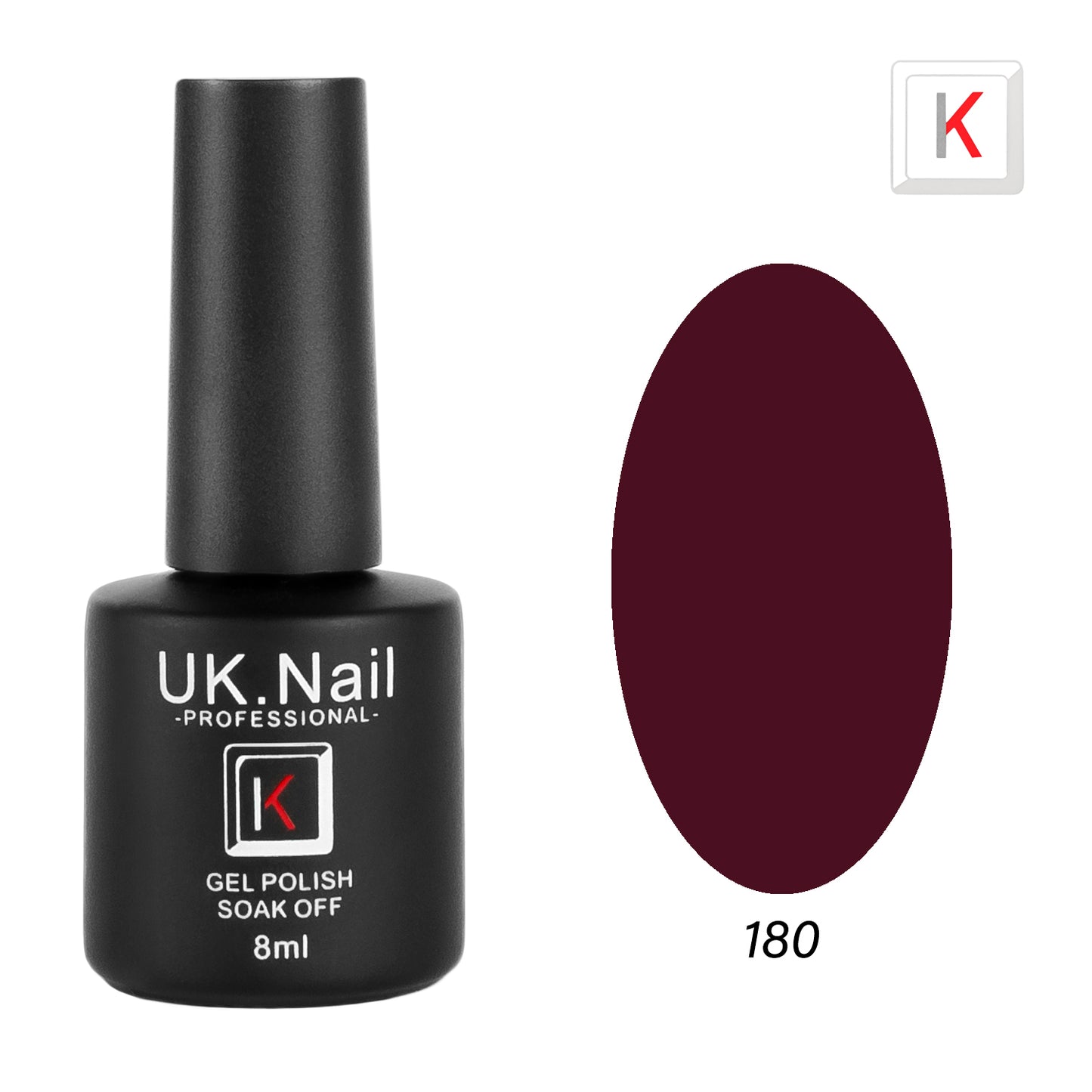 Гель-лаки  UK.Nail  8 мл, №180