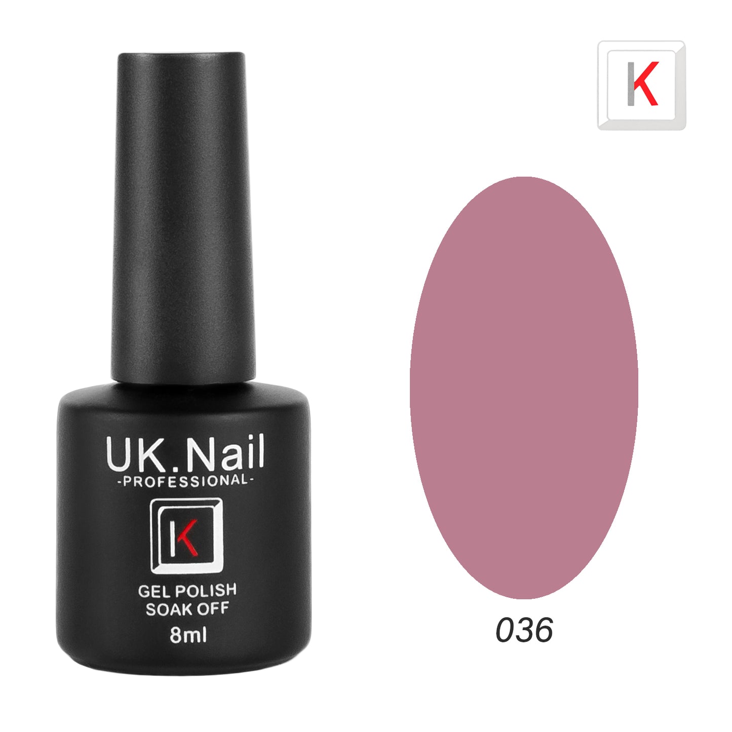 Гель-лаки  UK.Nail  8 мл, №36