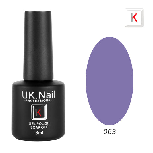 Гель-лаки  UK.Nail  8 мл, №63