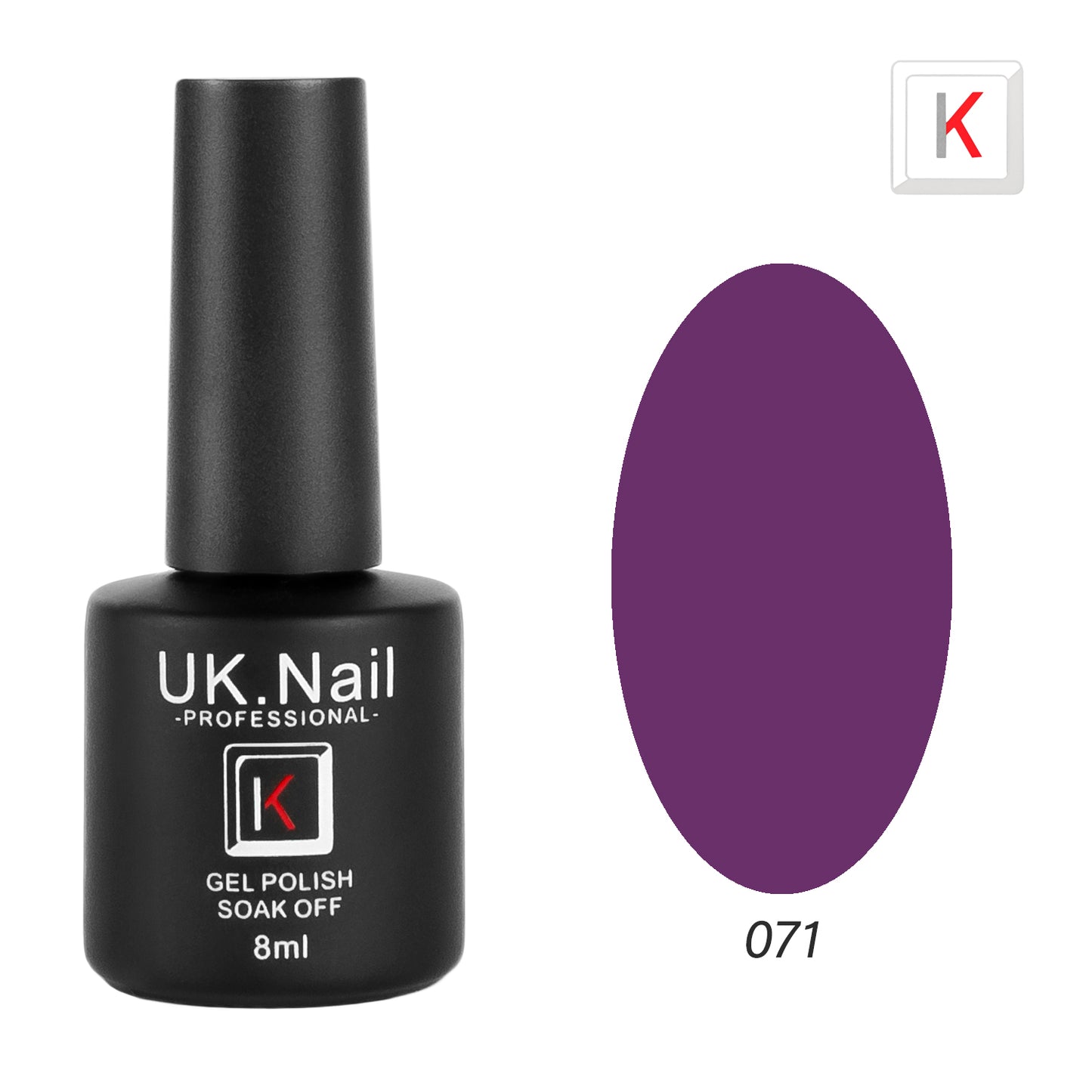 Гель-лаки  UK.Nail  8 мл, №71