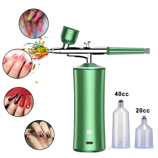 Новинка!Аерограф для розпису нігтів на акуммуляторі, зарядка від USB