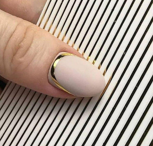 Flexible tape for nail design 