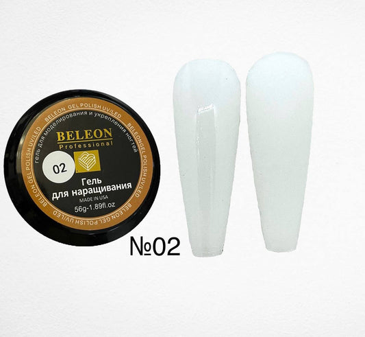 BELEON Nail Extension Gel 56 grams milky No. 02