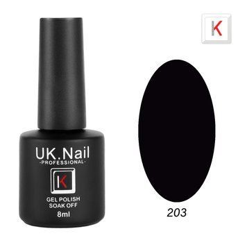 Гель-лаки UK.Nail 8 мл, №203, черный '203 фото