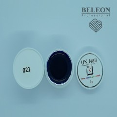Гель-краска  для ногтей UK.Nail №21 цвет синий электрик ,7 грамм