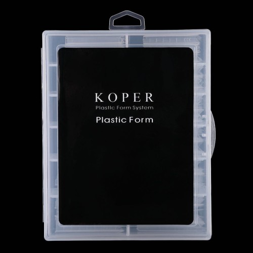 Пластиковые формы полукруг для верхних типс Koper, 120 штук в упаковке