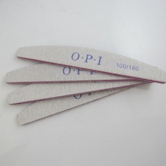 Пилка для нігтів OPI півколо 100/180, сіра