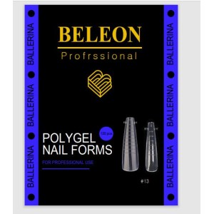 Верхні форми BELEON для нарощування нігтів - №13 Ballerina-120шт/уп.